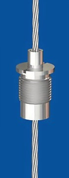 Reutlinger Hållare Typ 25 M13x10A– Diameter: 12mm; Total längd: 44 mm; Gänga: Intern, M6 x 8mm; Spårbredd: 3 mm; TÜV-certifierad; Sidokabelutgång för upphängning av Y-typ – Nu tillgänglig på MTN Shop EU.