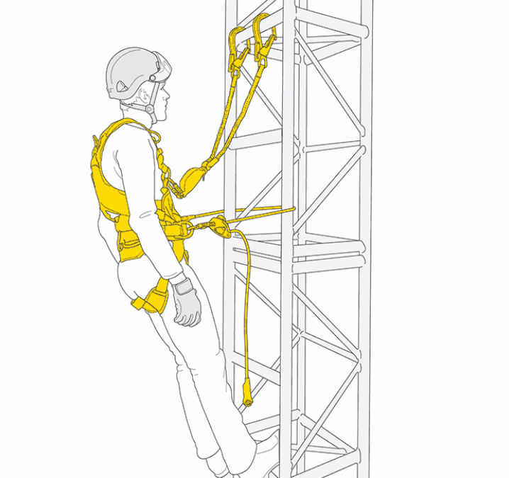 Work Positioning Lanyard - 2m. Supplied by MTN Shop EU