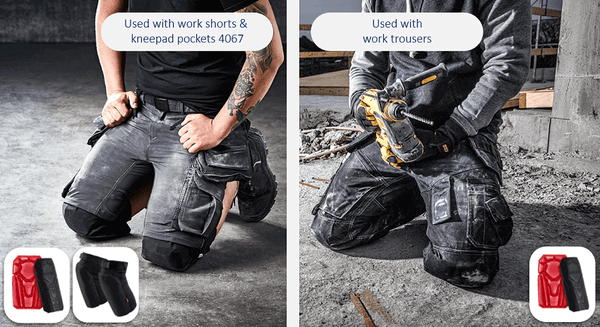 Work shorts 2025 with knee pads