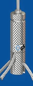 Reutlinger Y-hållare typ 25 M6 räfflad