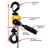 Yale Handy 250kg/500kg - Lightest Ratchet Lever Hoist. Supplied by MTN Shop EU