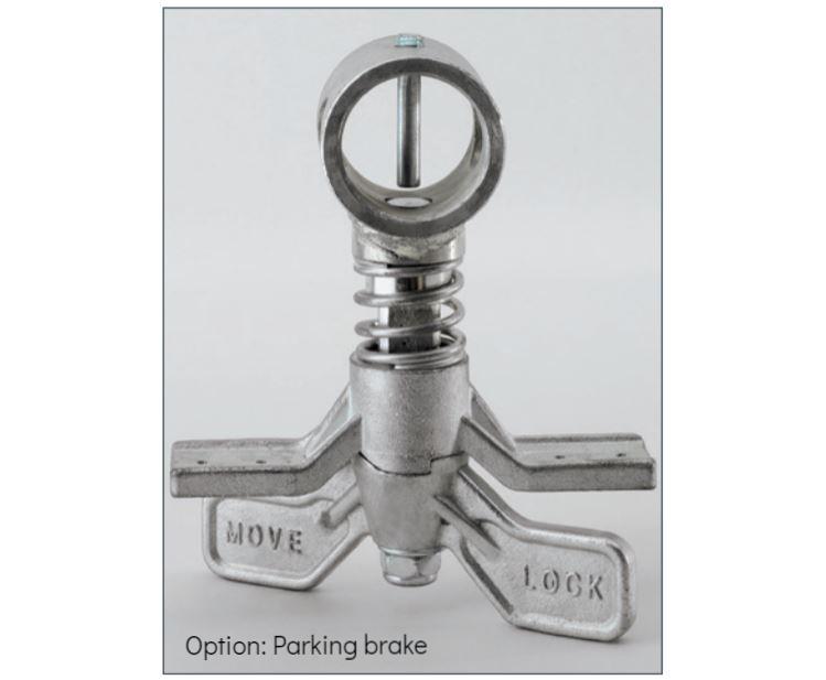 Materialhanteringsutrustning - Parkeringsbroms på Yale handpalltruck med förlängda gafflar. Levereras av MTN Shop EU - imagen 2