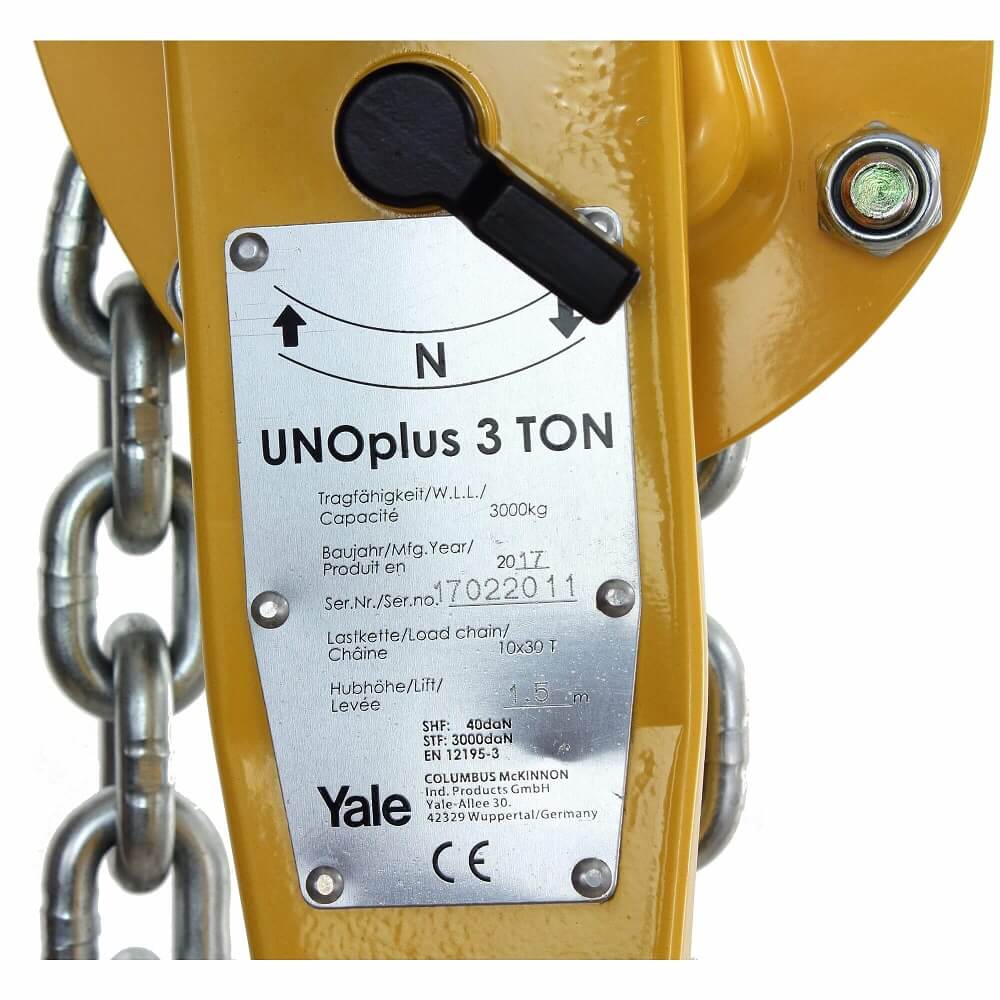 Yale Ratchet Lever Hoist (UNOplus A) 750-6,000KG– Capacity: .75-6t. UK No.1 Brand. Optimized gearing & Improved bearings. Fast Delivery. International S/H. Best Sales Now! – Now available at MTN Shop EU.