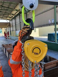 Yale VSIII handkedjelyft 250-5000 KG– Den förbättrade handkedjestyrningen förhindrar att handkedjan kläms, vilket leder till att kedjan löper jämnt. Kapacitet: 250kg-5000kg. Snabb leverans. Internationella S/H. – Nu tillgänglig på MTN Shop EU. - imagen 3