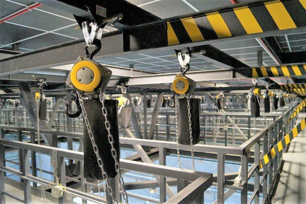 yale lift 360 chain hoist - application